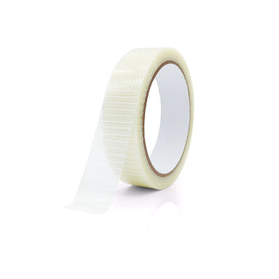 Fiberglass Filament Tape High Tensile Strapping Tape For Heavy Duty Carton Packaging