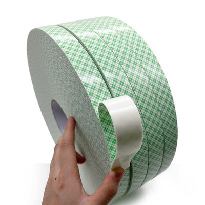 ডাবল লেপযুক্ত পিইউ ফোম টেপ 1 মিমি সাদা এক্রাইলিক আঠালো 24 মি