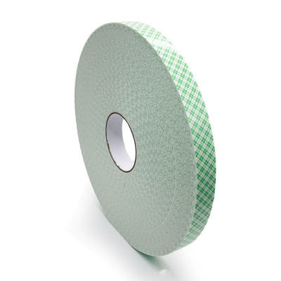 ডাবল লেপযুক্ত পিইউ ফোম টেপ 1 মিমি সাদা এক্রাইলিক আঠালো 24 মি