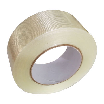 জলরোধী মোনো ওরিয়েন্টেড ফাইবারগ্লাস ফিলামেন্ট টেপ 150mic বেধ এবং 48mm * 40m আকারের জন্য বান্ডিলিং