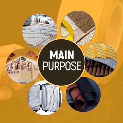 উচ্চ আঠালো শক্তি সম্পন্ন ডাবল সাইডেড ফাইবারগ্লাস জাল টেপ, যা PVC ওয়েদার স্ট্রিপ এবং ফ্লোরের জন্য উপযুক্ত, এটির পুরুত্ব 220MIC