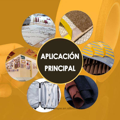 ডাবল সাইডেড ফাইবারগ্লাস টেপ 72 ওনস / ইঞ্চি Peel আঠালো 45 পাউন্ড / ইঞ্চি টান শক্তি এবং বিরতি এ 5-7% elongation সঙ্গে