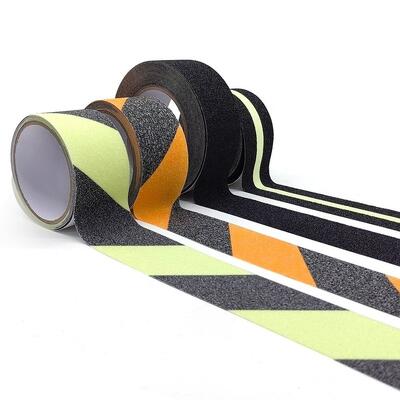 সিঁড়ির ধাপের সুরক্ষার জন্য হেভি ডিউটি অ্যান্টি স্লিপ ফ্লোর টেপ, উচ্চ ট্র্যাকশন সারফেস, শিল্প ব্যবহার