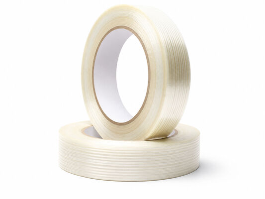 Heavy Duty Filament Tape Fiberglass Reinforced Strapping Tape For Carton Packaging