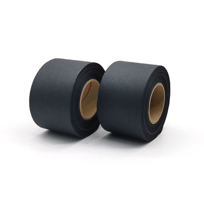 Matte Black Kraft Paper Tape - 2 Inch Wide for Gift Wrapping, Scrapbooking, DIY Crafts - Decorative Masking Tape, 55 Yards
