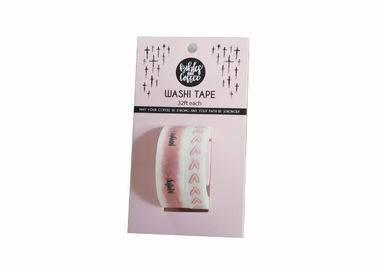 কাস্টম মুদ্রিত প্লাস্টিক কোর Washi কাগজ টেপ